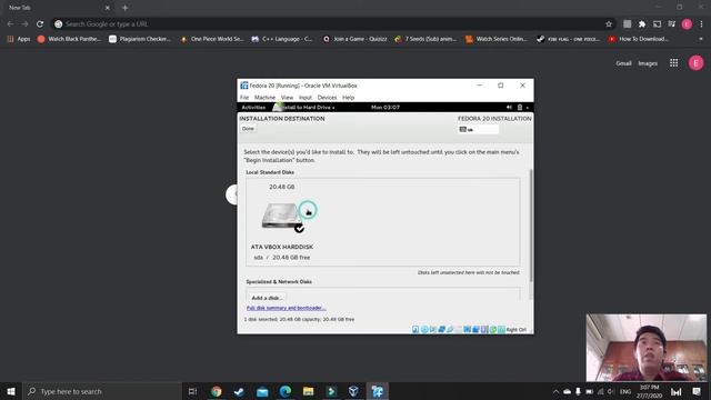 Fedora 20 Installation смотреть онлайн
