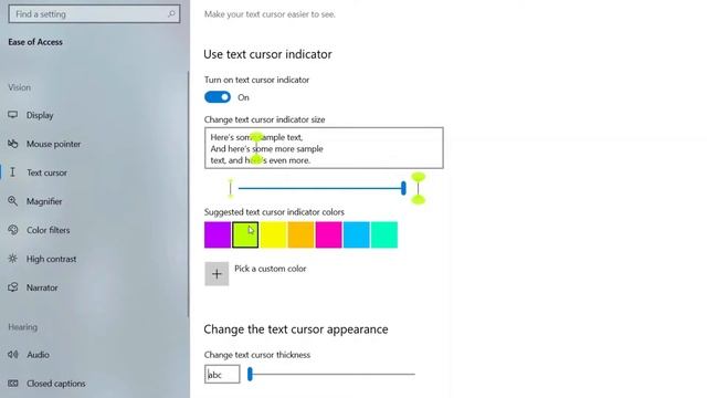 How to use colorful custom text cursors in WINDOWS 10 ? смотреть онлайн