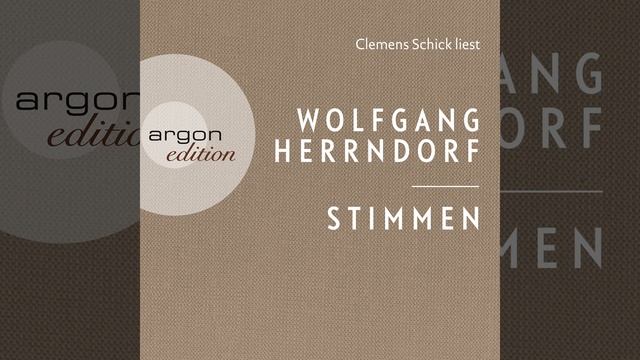 Wolfgang Herrndorf - Stimmen смотреть онлайн