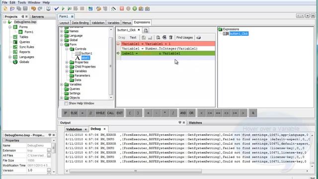 Debugging an Application смотреть онлайн