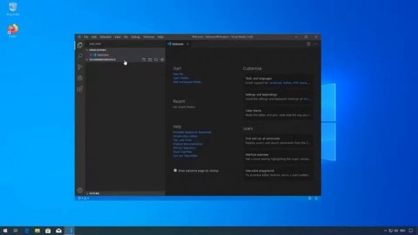 How to install Visual Studio Code with Selenium C# (C Sharp) on Win10 x64