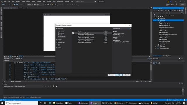 WCF Service Creation and consuming using WPF client смотреть онлайн
