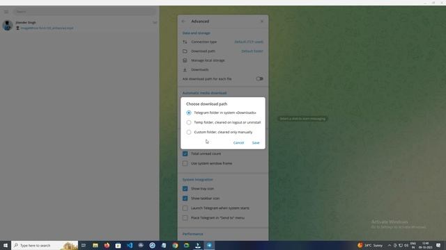 How to Change Download Location in Telegram Desktop Windows 10 | Change Folder смотреть онлайн