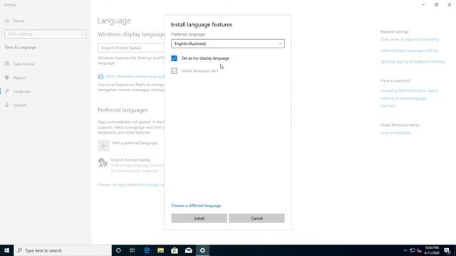 How to Change the System Language on Windows 10 смотреть онлайн