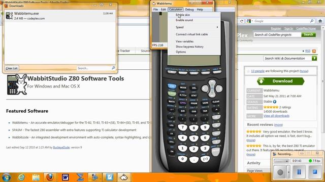 Wabbitemu Graphing Calculator Download Tutorial.wmv смотреть онлайн