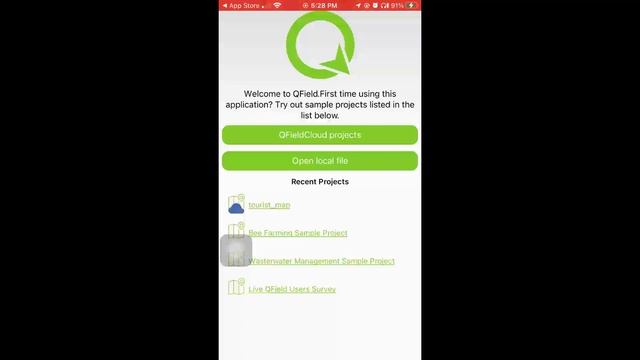 QField Cloud for iOS device. Connect your QGIS project to iOS phone for data collection #qfield #gi смотреть онлайн