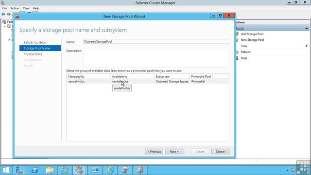 63 0814 Creating A Clustered Storage Space Using A Disk Enclosure смотреть онлайн
