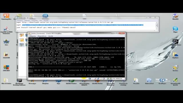 Tutorial para instalación de CentOS 5, Asterisk y Configurar de Usuarios SIP e IAX Parte 3 de 8 смотреть онлайн