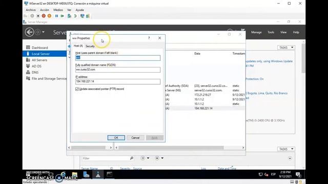 Configuración de dominio Active directory, DNS, DHCP, Remote Access sobre Windows Server смотреть онлайн