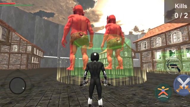 attack on titan mobile game -aot fan game смотреть онлайн