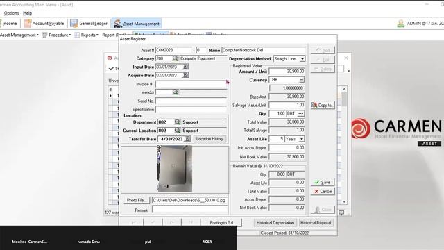 Asset Management - Configuration & Vender List (Windows Version) │Carmen Software Free Training смотреть онлайн