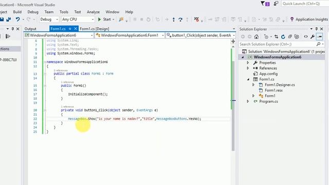 יצירת MessageBox עם אפשרות בחירה - Dialog смотреть онлайн