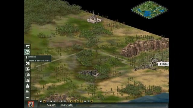 Playing Transport Giant on Windows 10 - Huge Map - Year - 1850 смотреть онлайн