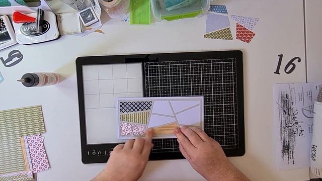 Paper Pieced Slimline Comic Strip Card | Cardmaking with Paper Rose Studio смотреть онлайн