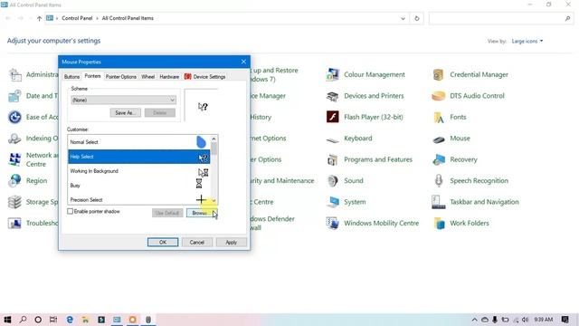 How to change mouse cursor in Windows 10? смотреть онлайн