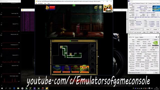 Citra 3DS Emulator - TMNT: Danger of the Ooze (2014). Ingame. GCC V10. Test #1 смотреть онлайн