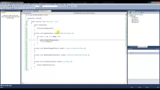 C# Tutorial CZ 14. - BackgroundWorker смотреть онлайн