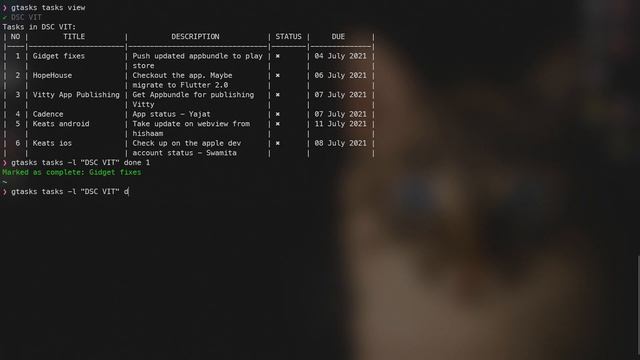 gtasks - a CLI client for Google Tasks смотреть онлайн