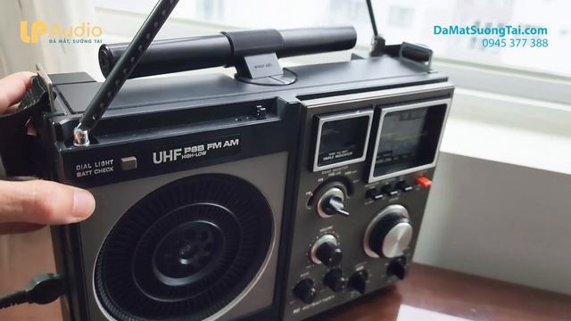 NGẦU VÃI CHƯỞNG Với #radio Quân đội PANASONIC RF-1170  || LP AUDIO