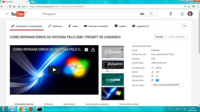 A PROTEÇÃO DE RECURSOS DO SISTEMA NÃO PODE INICIAR O REPARO. смотреть онлайн