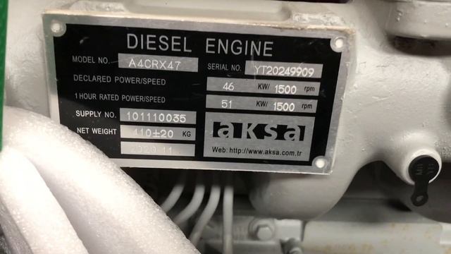 Дизельный генератор (дизель генератор) AKSA APD 55A (40 кВт) - видеообзор Мототех смотреть онлайн