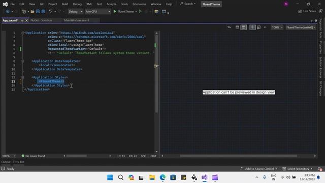 Avalonia Tutorial: Fluent Themes | Fluent Theme Editor