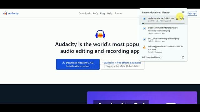 03 How to Download and Install Audacity Audio Editor | Best Free Audio Editing Software Download смотреть онлайн
