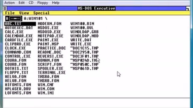 Windows 1 01 in Microsoft Virtual PC 2007 смотреть онлайн
