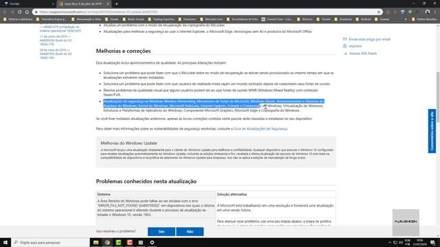 Atualização Cumulativa KB4507453 Para Windows 10 1903 смотреть онлайн