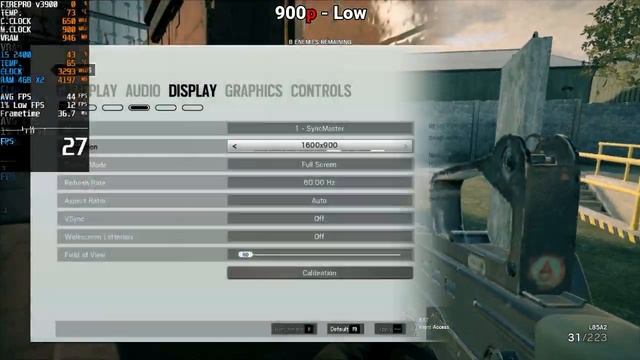 AMD FirePro V3900 | Tom Clancy's Rainbow Six | i5 2400 | 900p, 720p, low смотреть онлайн