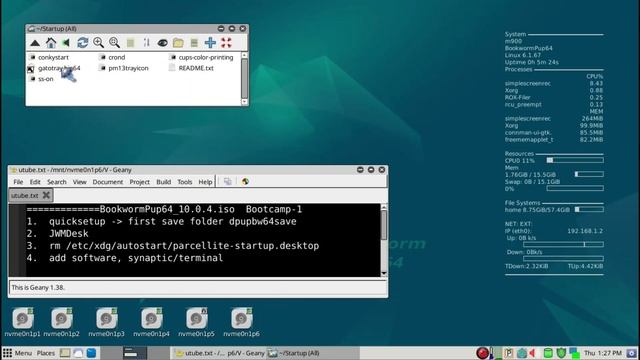 BookwormPup64 - bootcamp day 1: basics of how to setup a PuppyLinux смотреть онлайн