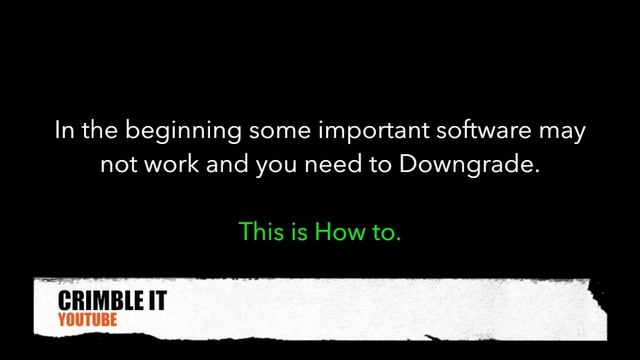 How to Downgrade from OS X El Capitan смотреть онлайн