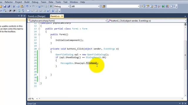 C# Programming OpenFileDialogs Ders 34 смотреть онлайн