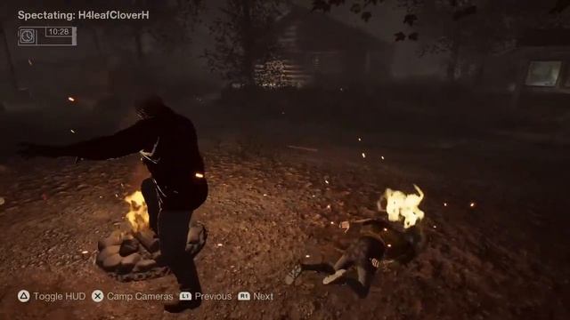 Friday the 13th: The Game Campfire Kill Glitch смотреть онлайн
