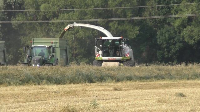 GPS Häckseln mit Claas Jaguar 970, CLAAS Direct Disc 610 LU Hannes Hauptmann Bad Blumau beim Tritic смотреть онлайн