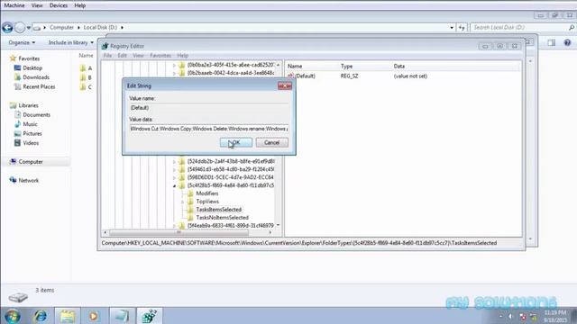 Customize 'Explorer Command Bar' in Windows 7 via Registry смотреть онлайн