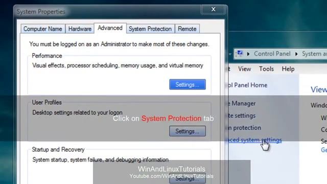 [Windows 7 & Vista] How to create a system restore point смотреть онлайн