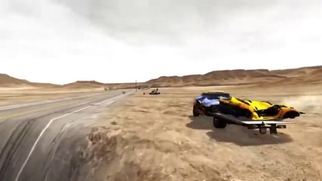 Lamborghini vs police cars - Giant pit vs cars BeamNG Drive #beamng смотреть онлайн