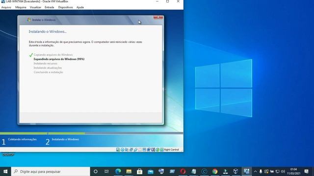 AULA DE INSTALAÇÃO DO WIN7 NO VIRTUALBOX 6.1 - 2021 смотреть онлайн