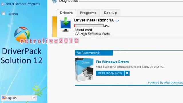 DriverPack Solution 12.3 смотреть онлайн