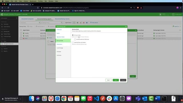 Managing the Veeam Agent for Mac with SPC v5 смотреть онлайн
