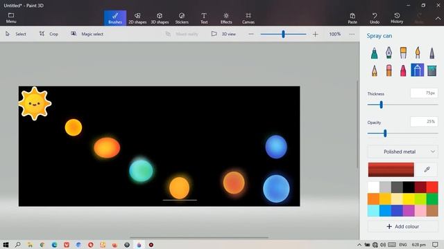 Practice by little girl In Windows 10 3d Paint Part 4 смотреть онлайн