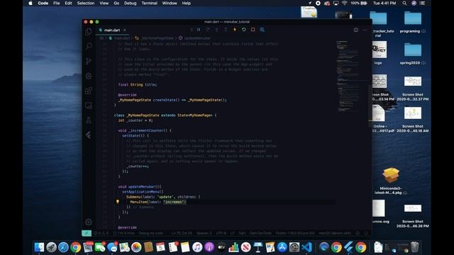 Flutter Desktop: Custom Menubar смотреть онлайн