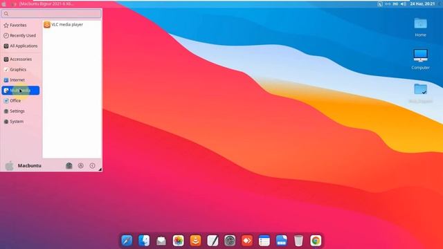 Macbuntu BIGSur 2021-6 First View - İnceleme Videosu