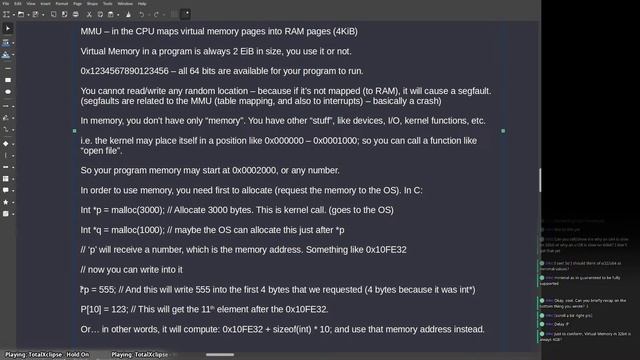 Presentation - Memory management, programs and pointers | #Linux смотреть онлайн