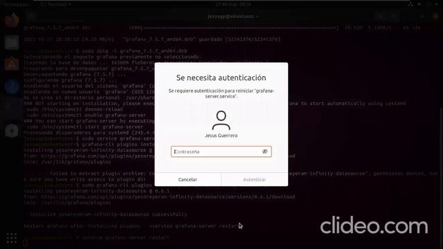 Dashboard Linux-Ubuntu Grafana