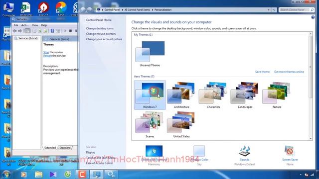 Sửa lỗi không đổi được hình nền Desktop Windows 7/ Aero Theme Windows 7 Disable смотреть онлайн