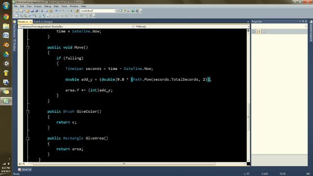 C# 2D Gravity Tutorial смотреть онлайн