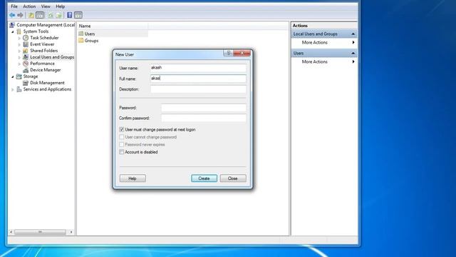 How to Create New User in Windows Operating System смотреть онлайн