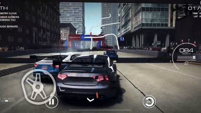 Grid Autosport Mobile-Best setting for wheel touch control. смотреть онлайн